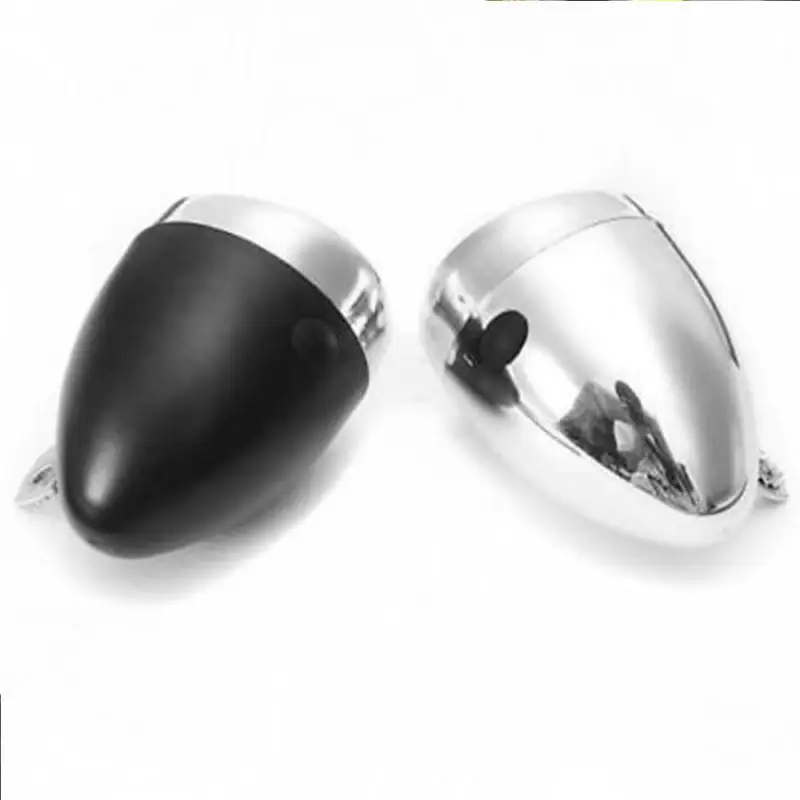 ABS Plastic Shell Classical Headlight Bright Retro Vintage Bike LED Light Night Riding Front Lamp with Bracket