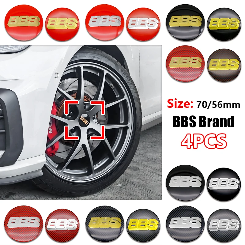 4 قطعة 56 مللي متر 70 مللي متر سيارة عجلة مركز محور قبعات غطاء ل BBS ABS البلاستيك حافة شعار شارة السيارات سهلة التركيب استبدال الملحقات