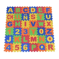 Play Mats 36pcs 9cm Number Alphabet Puzzle Foam Maths Educational Toy Gift Floor Soft Cushion Carpet Baby Crawl Mat Jigsaw Toys