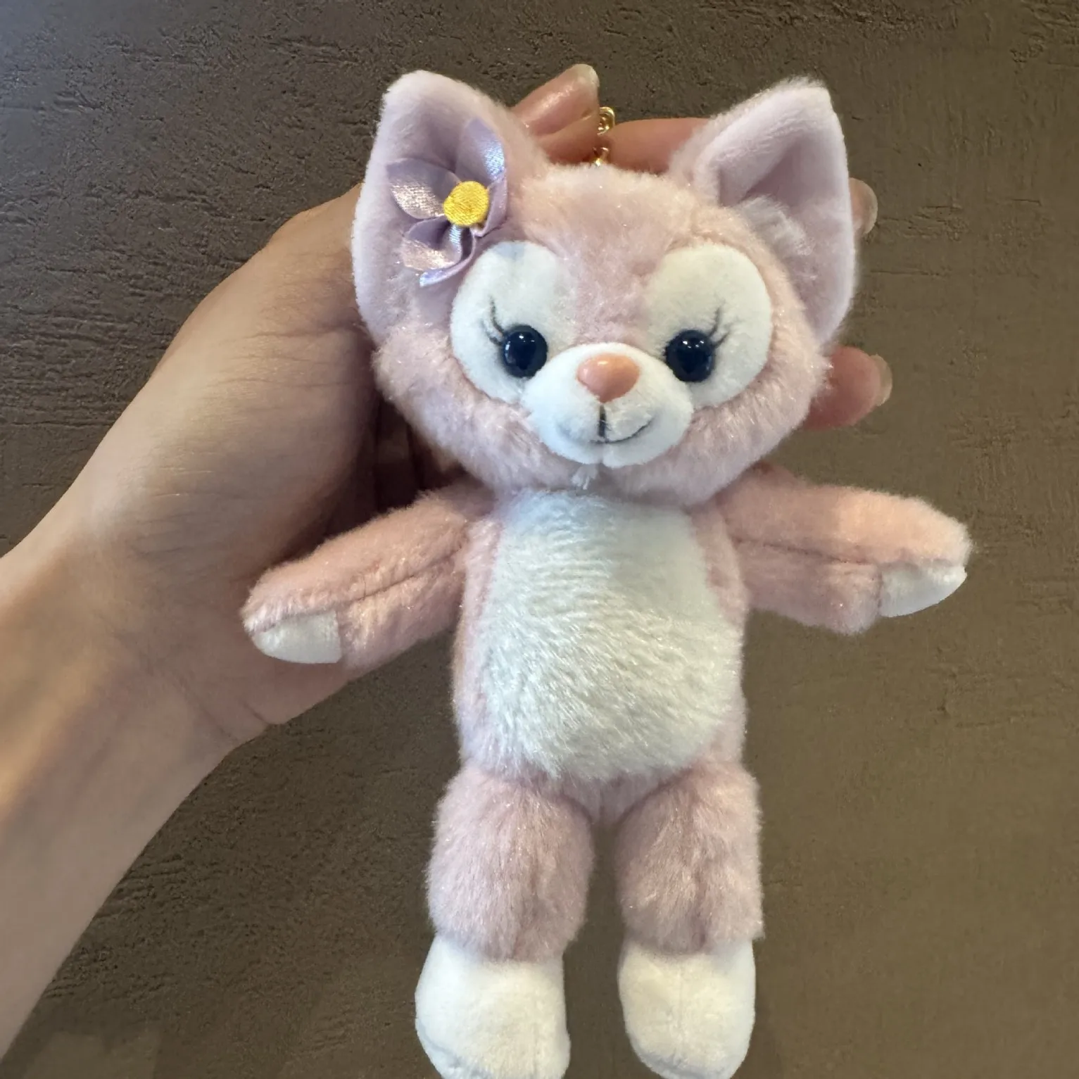 

Disney Lingnabelle standing posture Disney bag pendant plush doll lobster buckle boutique sweet face bag accessories