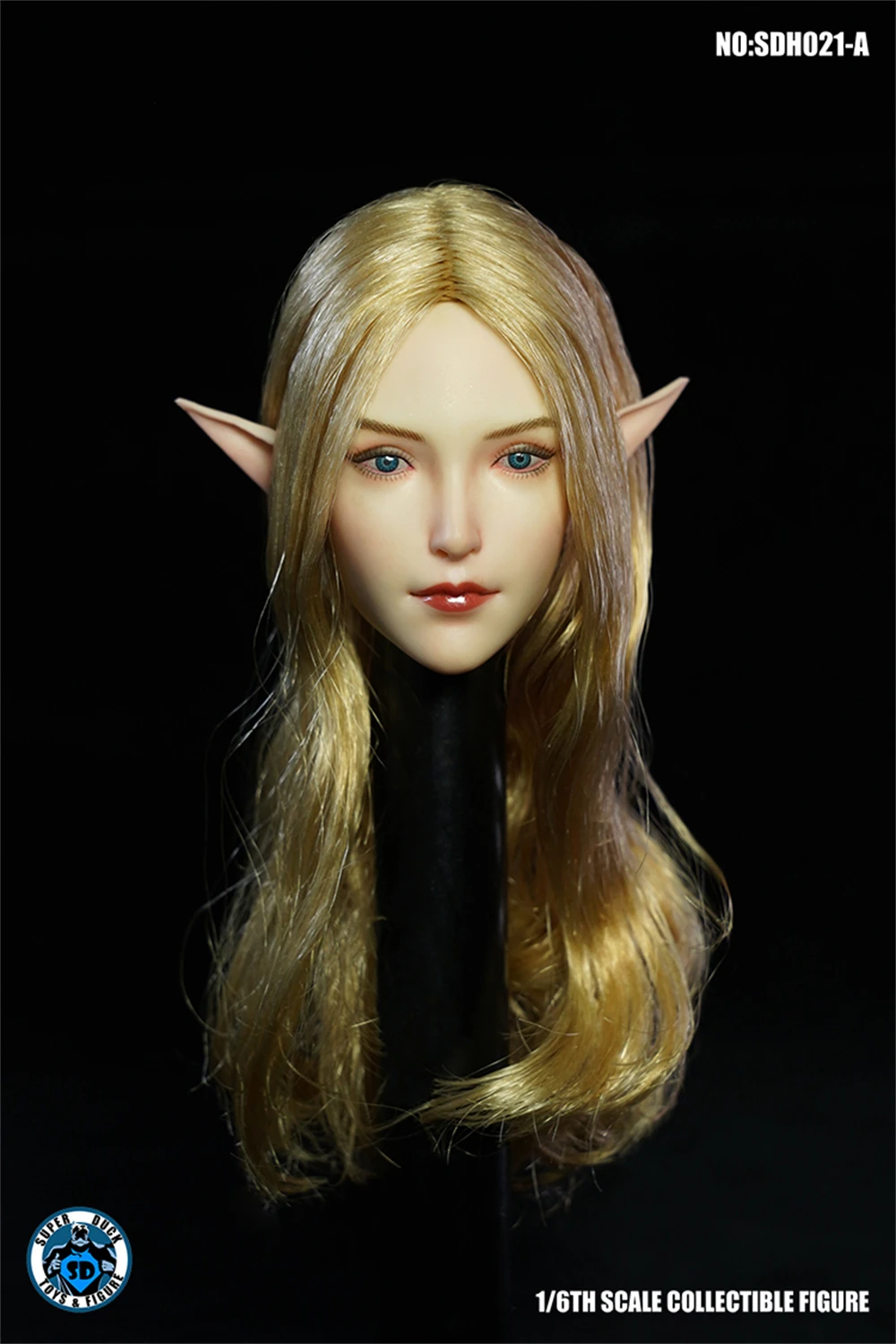 1/6 SDH021A Elf Ear Girl Head Sculpt Model Fit For 12" TBLeague JIAOU Pale Skin Action Figure