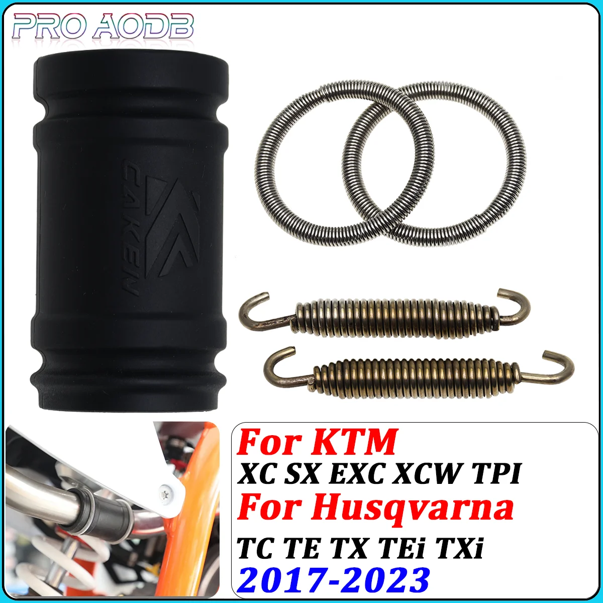 

Exhaust Silencer Tailpipe Rubber Seal Exhaust Coupler For KTM XC SX EXC XCW TPI Husqvarna TC TE TX TEI TXI 250 300 2017-2023