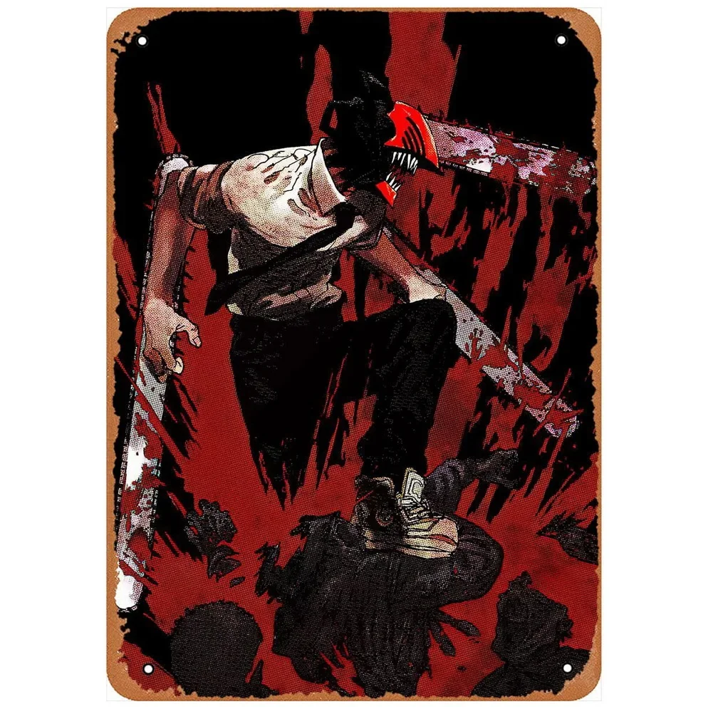 Panneaux métalliques Vintage, animación fantástica sombre popular, bande dessinée, plaque d'affiche en métal, décoration m