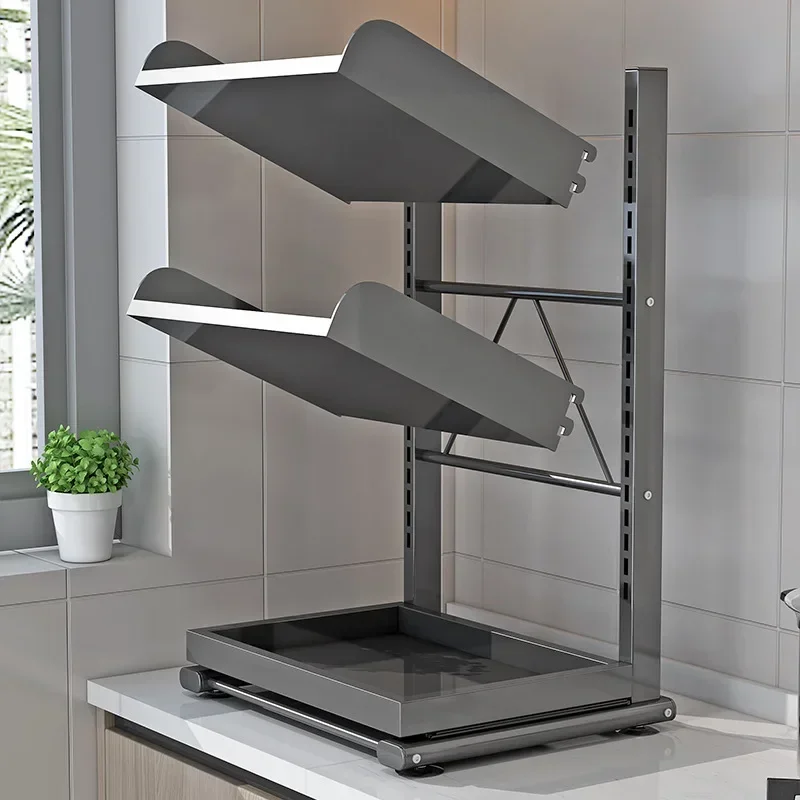 Multi-functional Kitchen Shelf Rice Cooker Microwave Shelf Adjustable Household Appliance Storage Rack