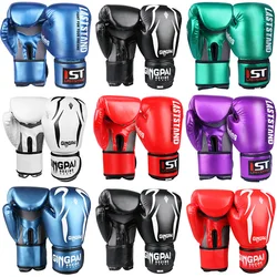 Gants de boxe professionnels pour hommes et femmes, poings de sanda, gants d'entraînement, sacs de sable de boxe thaïlandaise, gants de muay-thaï, gants de taekwondo, adultes