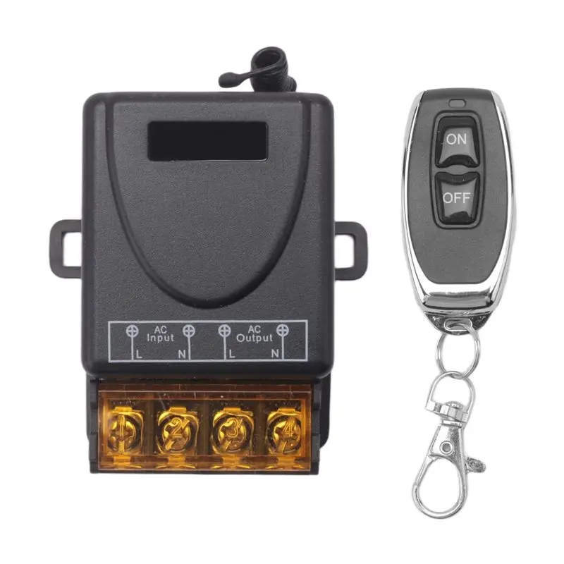 AC 220V 30A 1CH 433Mhz Wireless Remote Control Switch RF Relay Receiver Off/On Transmitter For Electric Appliance Lamp