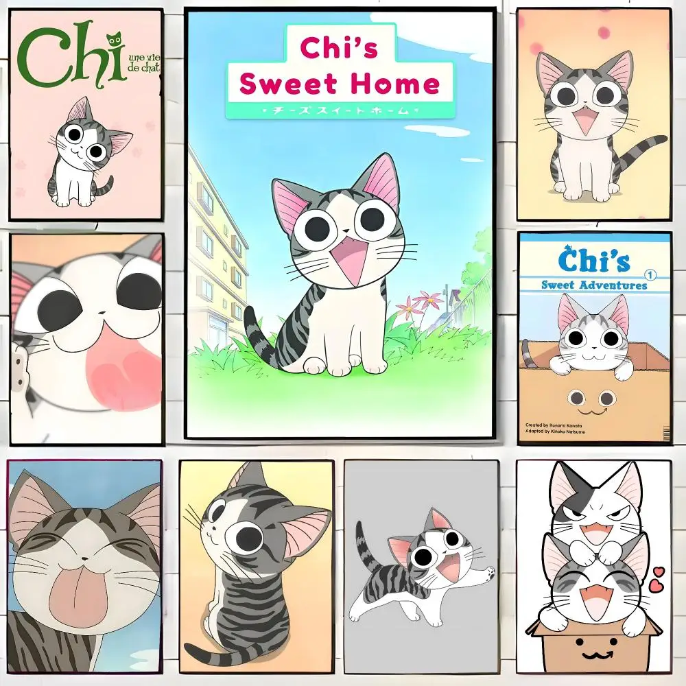 Heartwarming Japanese Anime Chi's Sweet Home Poster Wall Art Print Decorative Mural Home Decor Gift Unframed