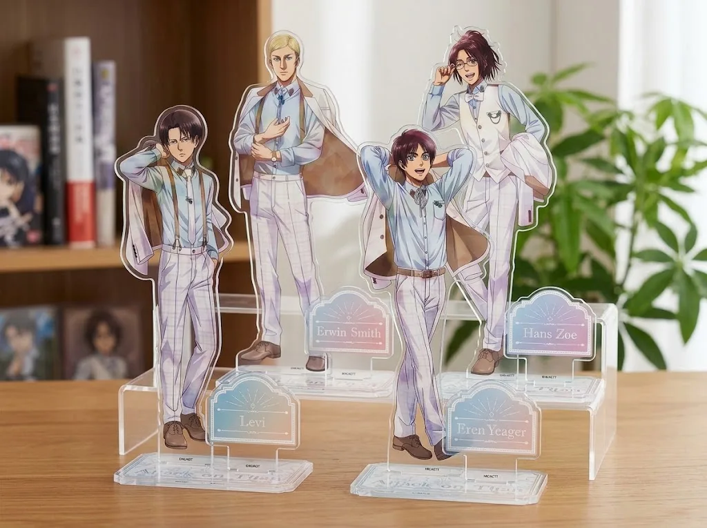 anime-attack-on-titan-aot-eren-levi-erwin-hange-15cm-acrylic-stand-white-suit-tuxedo-desktop-decoration-ornament-keychain