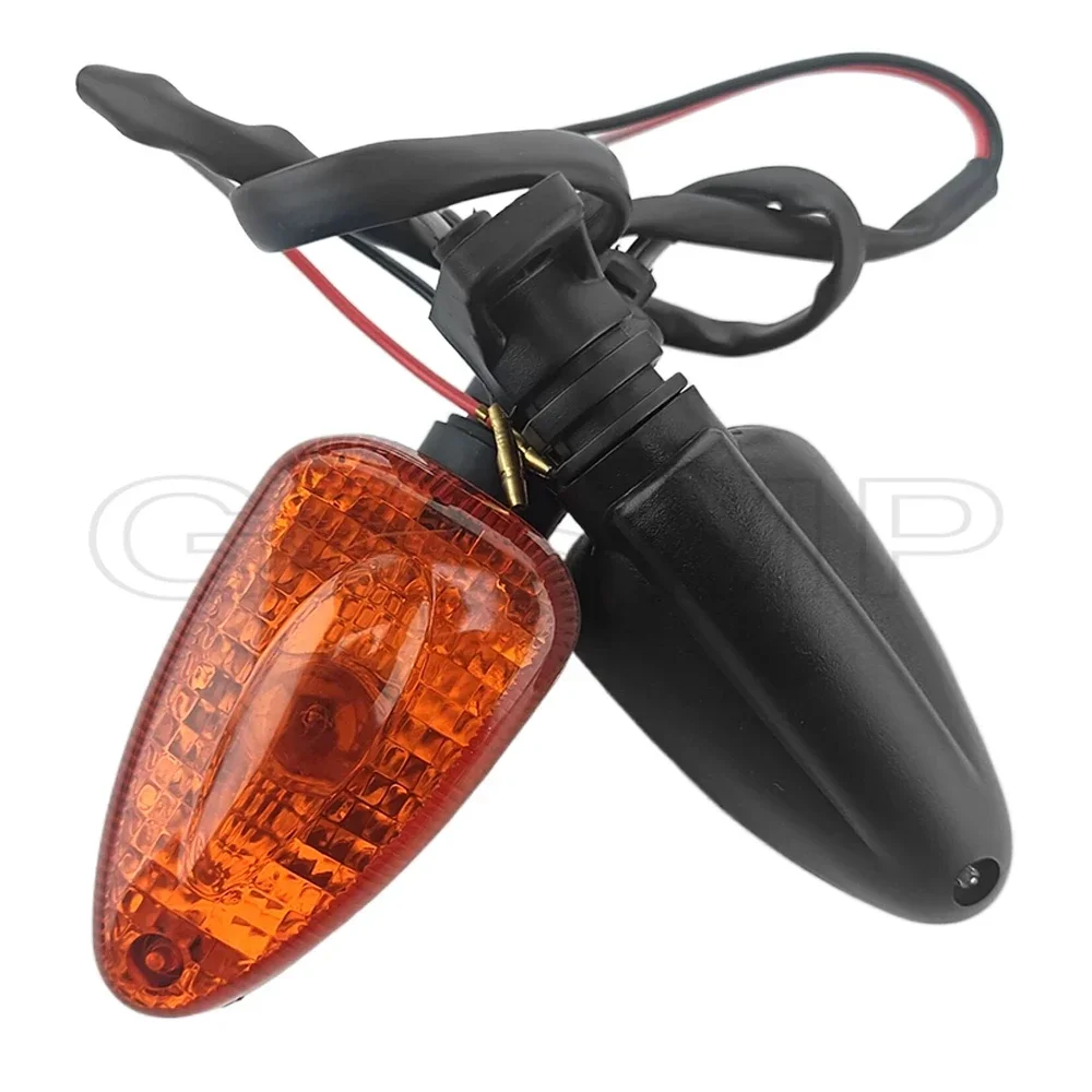 Luz de señal de giro con cable para motocicleta, lámpara indicadora apta para BMW R1200GS, K1200R, F800ST, F650GS, F800S, K1300S, R1200R, G450X