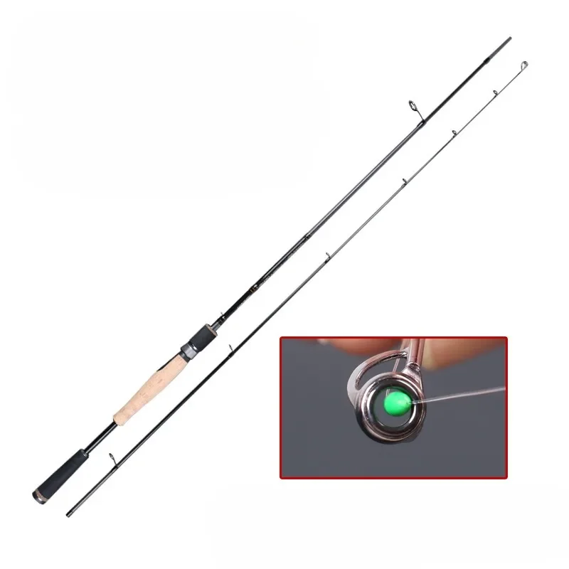 Lure Fishing Rod Fast L/ML Solid Rod Tip Large Guide Ring Spinning Shore Throwing Rod 2.1m 2.4m 2.7m Lure 2g-15g Line 4-12lb