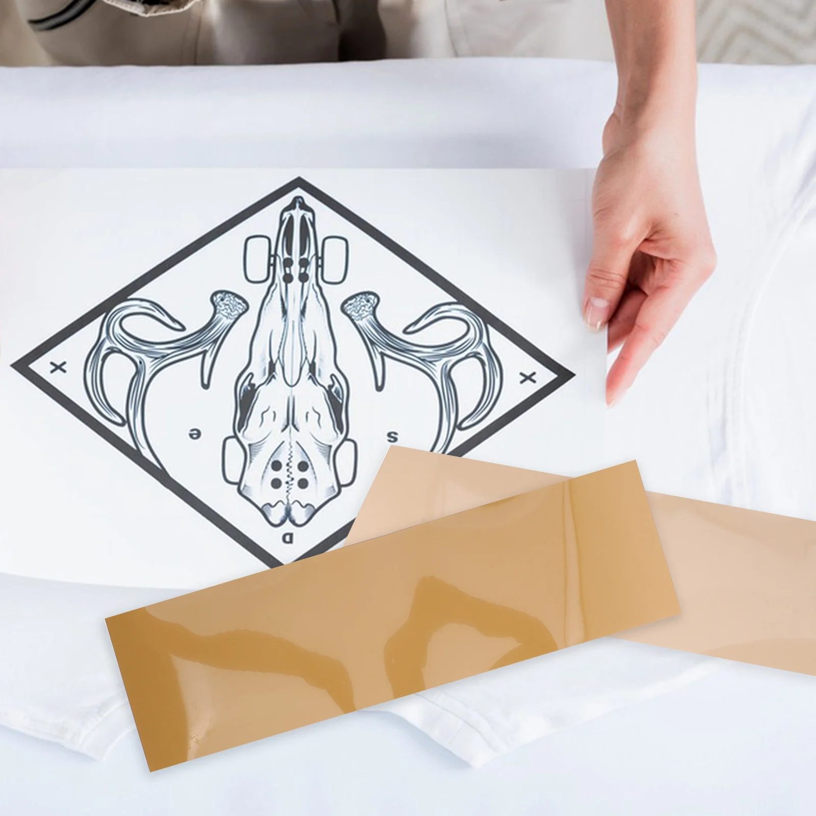 

8Pcs Heat Transfer Vinyl Film DIY Versatile Simple Application Iron on Vinyl for Clothes Hats Craft Transfer Supplies