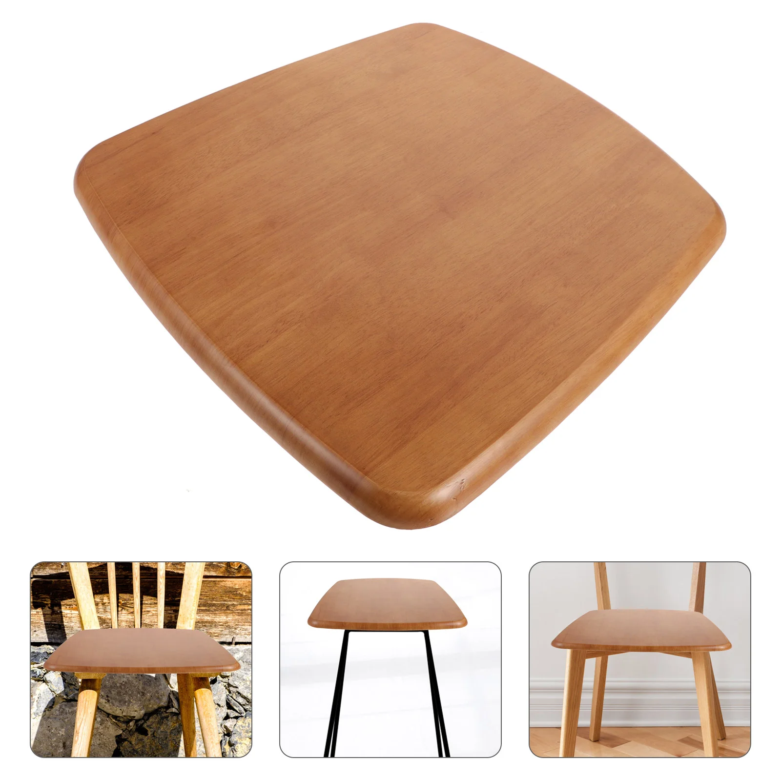 

Dining Chair Seat Replacement Stool Accessory Panel Seating Part for Home Counter Wooden Office Pad Swing