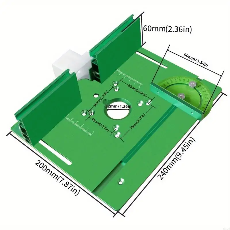 

Plate Suitable For Woodworking Tool Ensures Durability Accurate Cutting Operations Corrosion Resistant Router Table