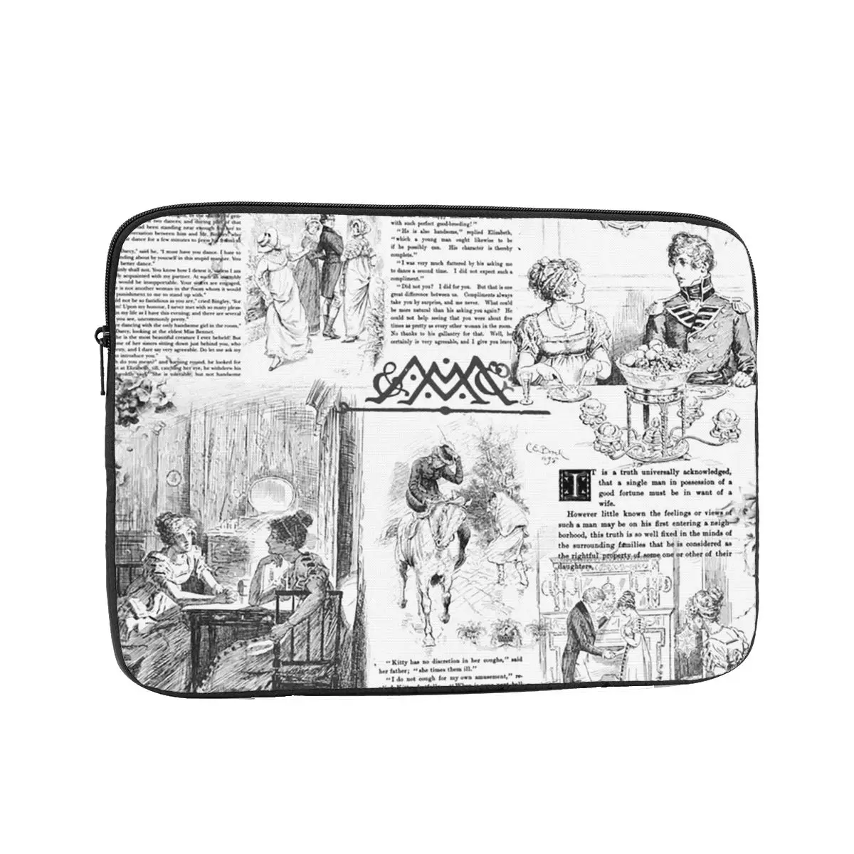 

Гордость и предубеждение - страницы Чехол для ноутбука Сумка 10, 12, 13, 15, 17 дюймов Сумка для ноутбука Противоударный чехол для планшета