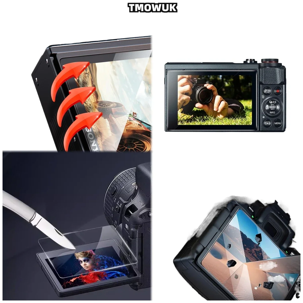 For Nikon Z30 ZFC Premium Quality 9H Tempered Glass, HD Clear Camera Display Guard