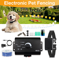 Invisible Wireless Electric Dog Fence System Remote Control Electronic Dog Fence Pet Training Collar Transmitter Collar Set