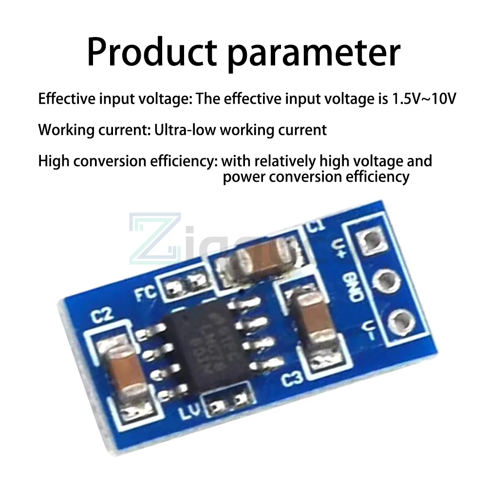 LM7660 Switching Voltage Regulator Positive 1.5-10V Input to Negative 1.5-10V Output High Precision Voltage Inversion Module