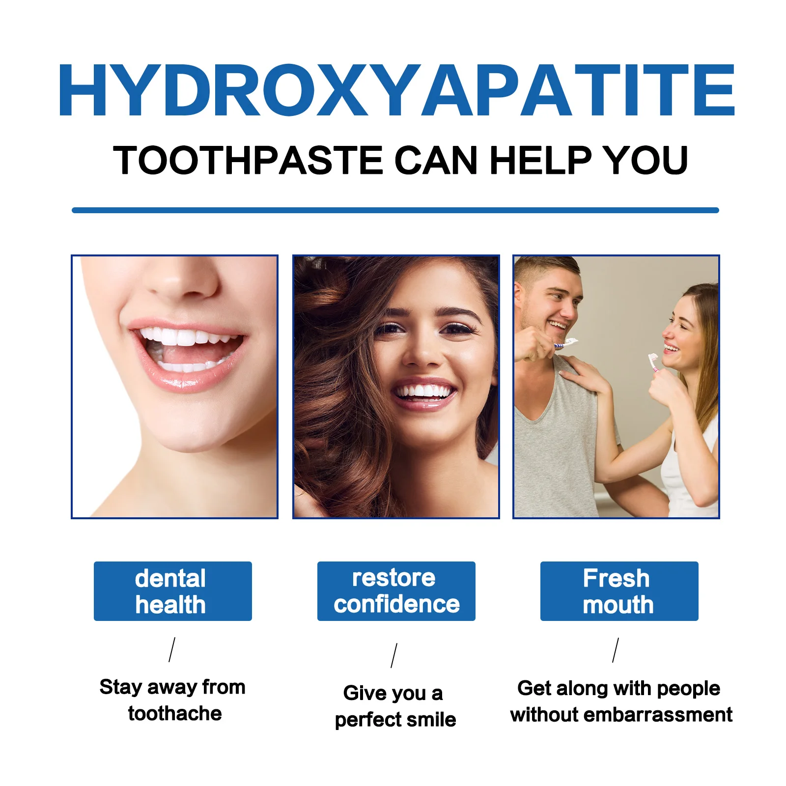 120g Hydroxyapatite Toothpaste & Whitening Pen,Gentle Breath Refreshing,Intensives Stain Removal Tooth Paste,Repair Oral Care