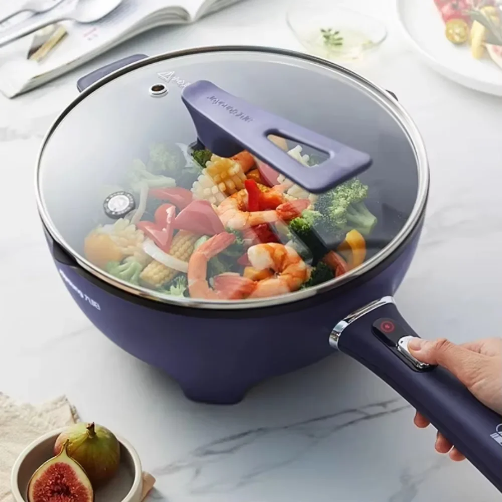 For Joyoung Electric Frying Pan Household Multifunctional Cooking, Steaming, Frying And Cooking Pot All‑In‑One 220V