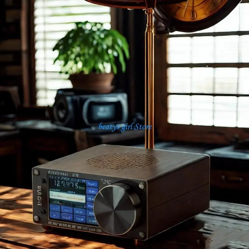 C7AB Professional Grade Radio Receiver Spectrum Analysis Function Two Antennas Support USB Charging Cushion Included