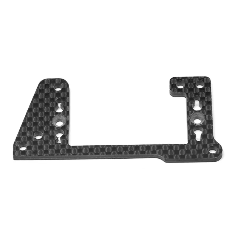 A63T-Throttle Servo Mount Plate Carbon Fiber Second Floor Board Plate For Kyosho MP11 RC Car Upgrade Parts Accessories