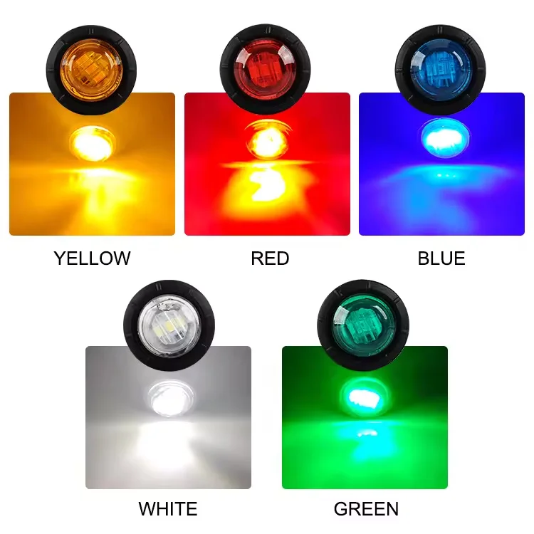 LED Trailer Side Marker Light Auto Indicators Car External Lamp for Trucks Clearance Lights Truck Turn Signal Lamp