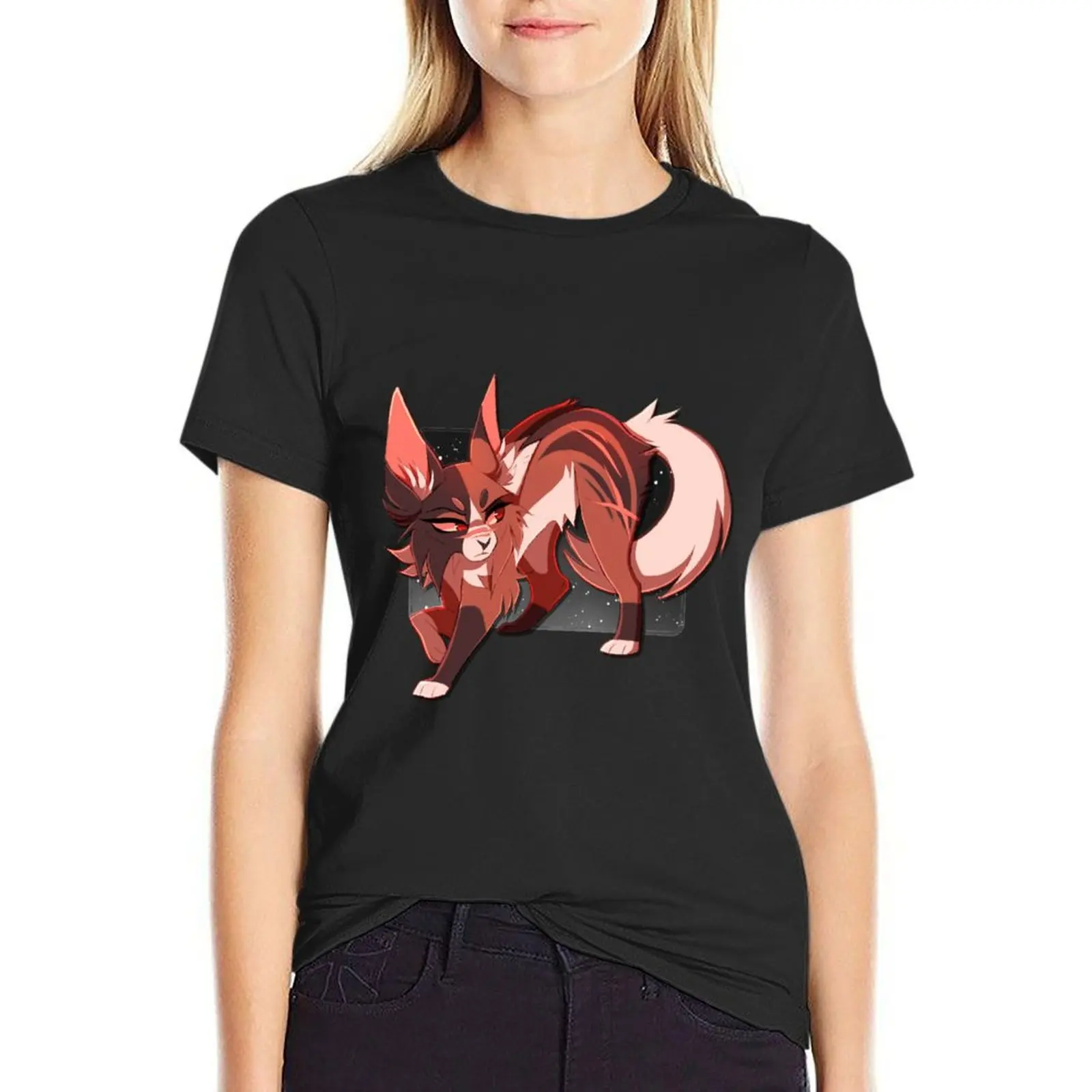 Mapleshade camiseta de talla grande, tops de manga corta, blusa divertida, Camiseta de algodón para mujer