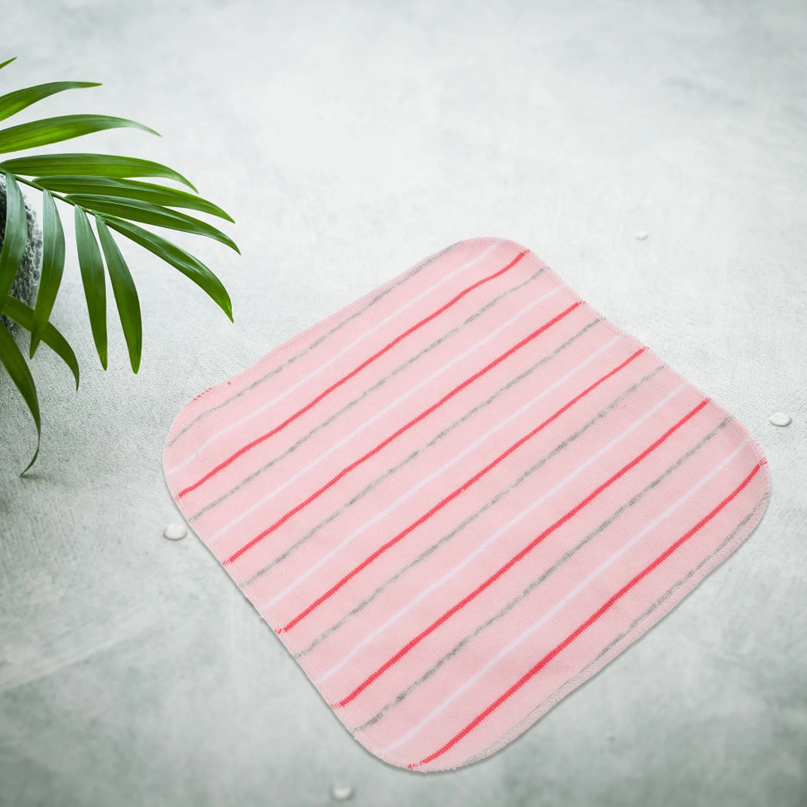 Toalhas de rosto de bebê de algodão, 8 peças, absorventes, panos de mão infantis, macios e leves, toalhas de banho, cores aleatórias