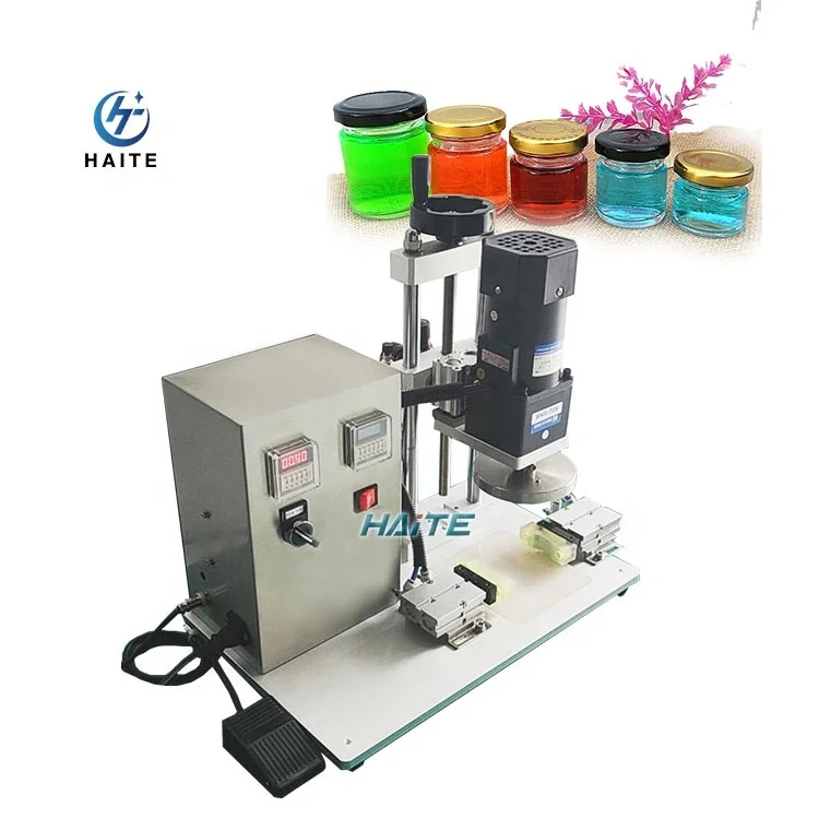 

Desktop Swift Press-On Lids Small Jar Cap Sealing Machine Engineered For Small Business Success