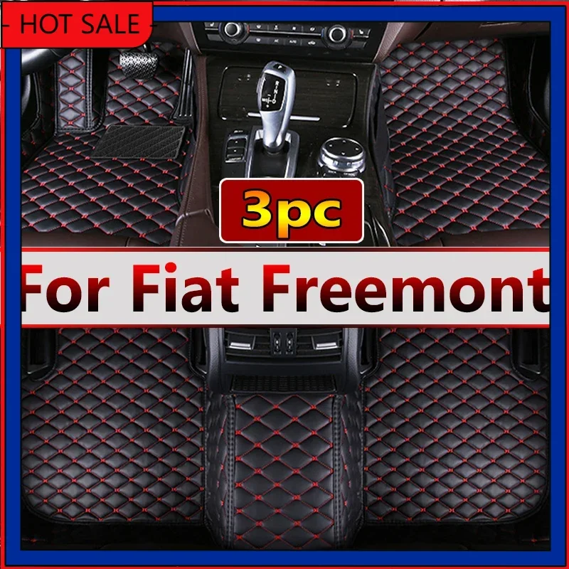 Car Floor Mats For Dodge Journey Fiat Freemont 2011~2019 7seat Waterproof Tapetes Para Automovil Car Matts Floor Car Accessories