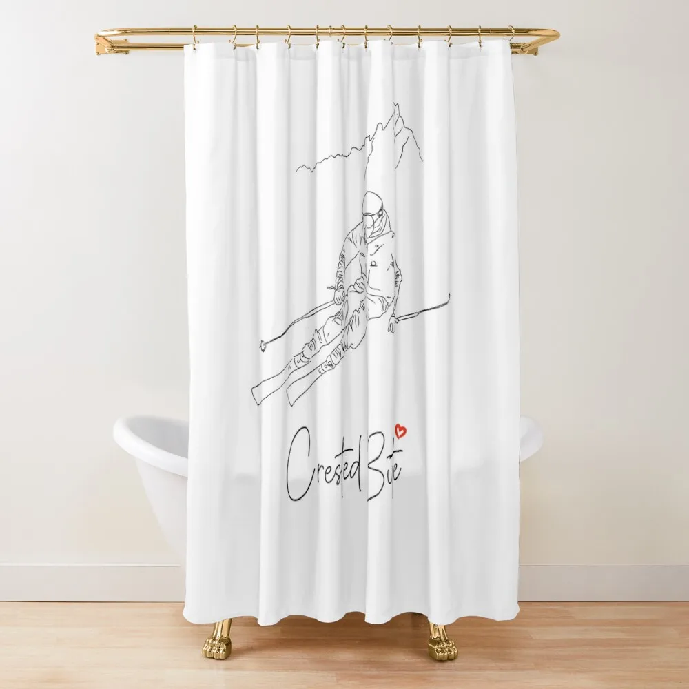 

Crested Butte Shower Curtain Waterproof Shower Bathroom Decor Bathtub Modern Bathroom Accessories Curtain