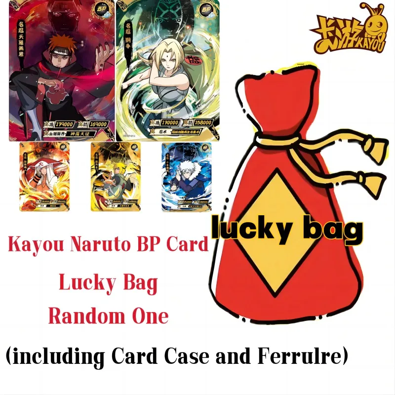 KAYOU Naruto Card CCG Rating Card Collection Anime Characters Gaara Tsunade Full Series BP Card lucky bag CCG Card Mystery Box