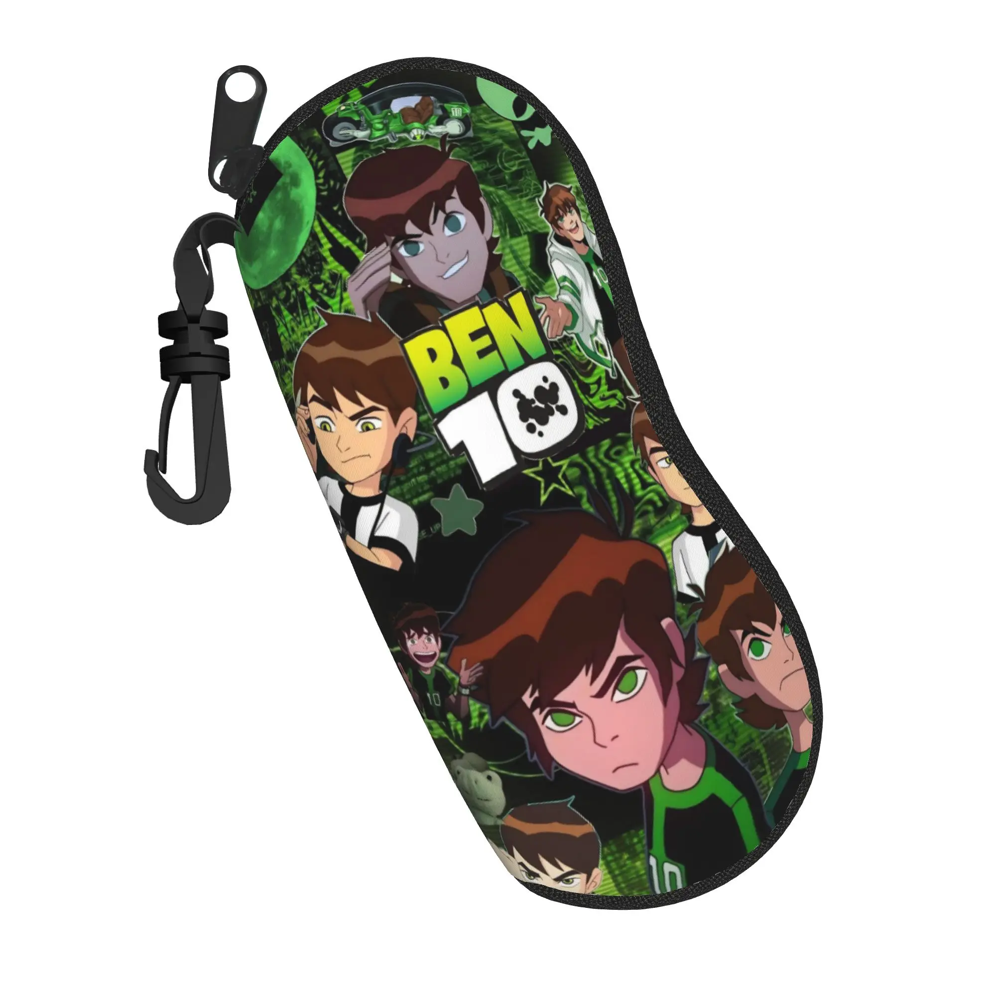 Ben 10 Cartoon Merch Glasses Case for Girls New Zipper  Eyewear Protector Charming Glasses Box