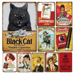 Tobacco Poster Tin Sign Cigarette Metal Classic Poster Wall Decoration Vintage Bar Home Cofe Man Cave Smoke Shop Gift 20x30cm