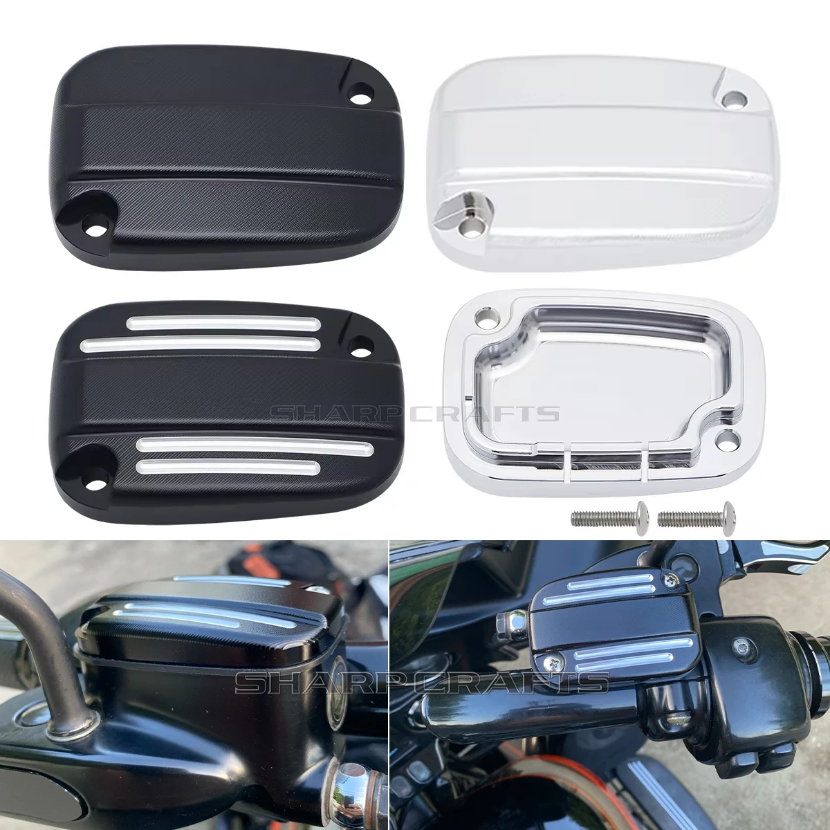 Motorrad bremse Haupt brems zylinder Reservoir abdeckung für Harley Touring Electra Street Glide Road King Vrscr V-Rod Flhr Flhx Fltr