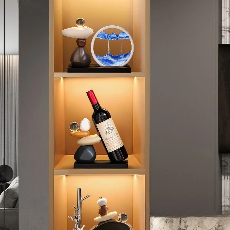 Stone to run the key storage entrance ornament entry living room wine cabinet TV cabinet home decoration housewarming gift