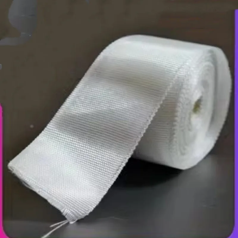 1 Roll High-density Glass Fiber Cloth Fire and High Temperature Resistance Fiber Cloth Tape Household Industrial Accessories