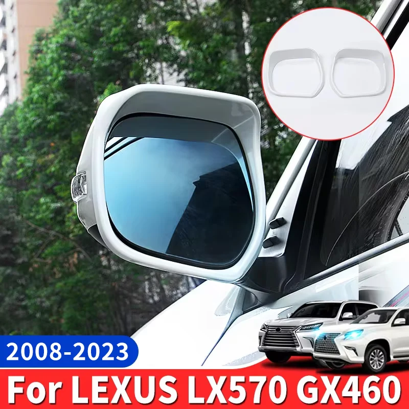 Rearview Mirror Rain Cover  For Lexus LX 570 LX570 GX460 GX 460 2023 -2010 Tuning Decoration Exterior Modification Accessories