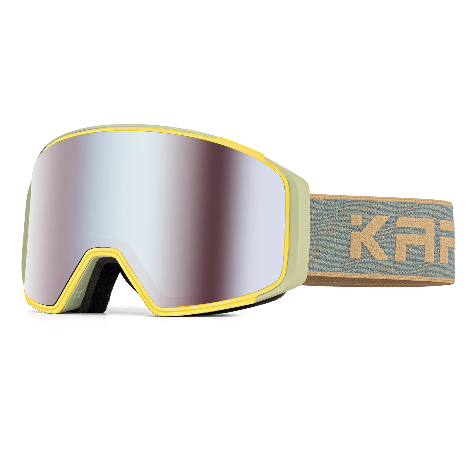 Kapvoe Occhiali da sci Neve Protezione UV400 Occhiali da snowboard Sci Maschera sportiva invernale per uomo Donna Occhiali da motoslitta antiappannamento