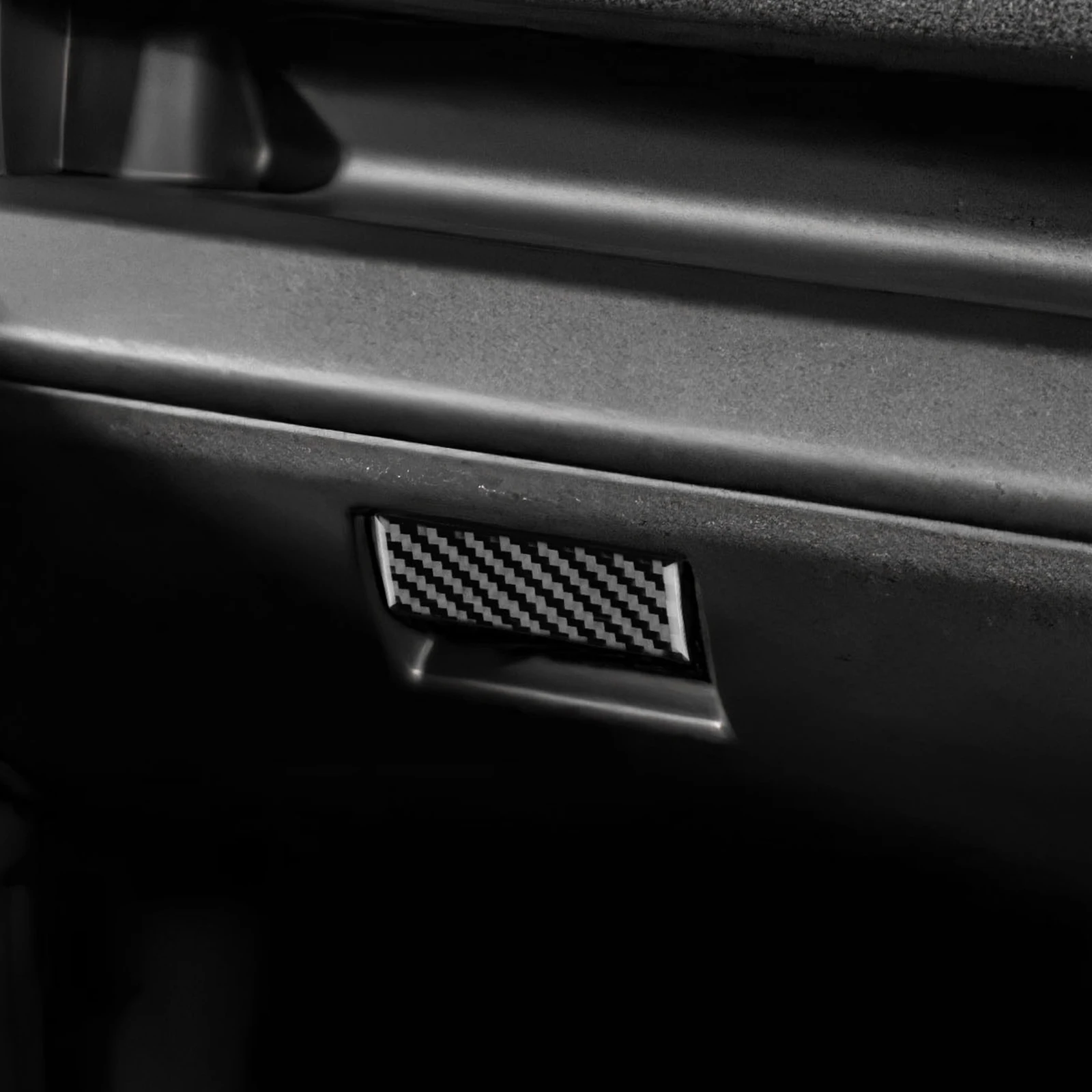 For Suzuki Jimny 2019 2020‑2025 Carbon Fiber Passenger Storage Compartment Decor Trim Switch Sticker Interior Car Accessories - view 3