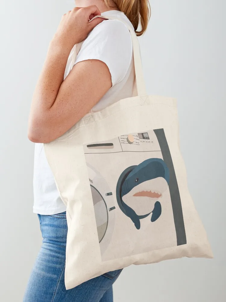 

Blahaj Shark Laundry Tote Bag hand bag tote bag women shopping logo Candy bags
