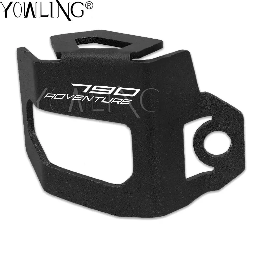 Motorcycle Accessories Aluminum Right Side Rear Brake Fluid Reservoir Guard Cover Protector For 790 Adventure 790 790Adventure