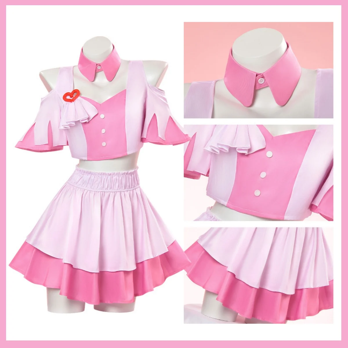 Juego Umamusume: Pretty Derby Still in Love disfraz de Cosplay 4,5 aniversario vestido rosa equipo Jersey peluca mujer lindo traje de Halloween