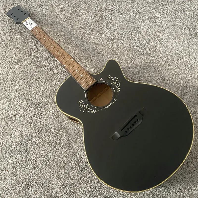 A230 LUAN Acoustic Guitar Without Logo Unfinished Version No Hardwares Made By Korea Guitar Factory in China Stock Guitar Kits