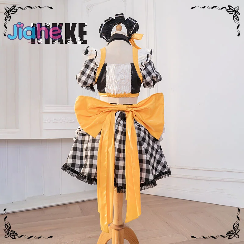 

Goddess of Victory: Nikke Modernia Cosplay Marian Costume Sweet maid Lolita dress headband necklace prop Halloween women set