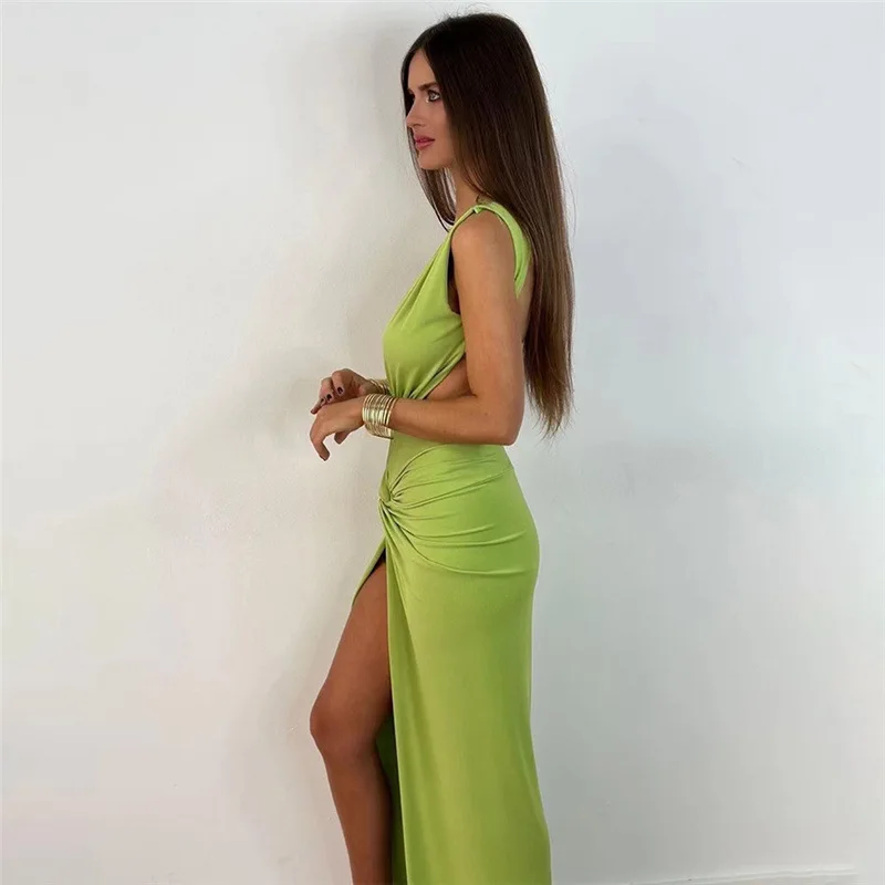 Wunderschönes langes Ballkleid sexy Stil Mode rücken frei tief V-Ausschnitt schmal geschnitten besondere Anlass Kostüme Hochzeits feier Kleid