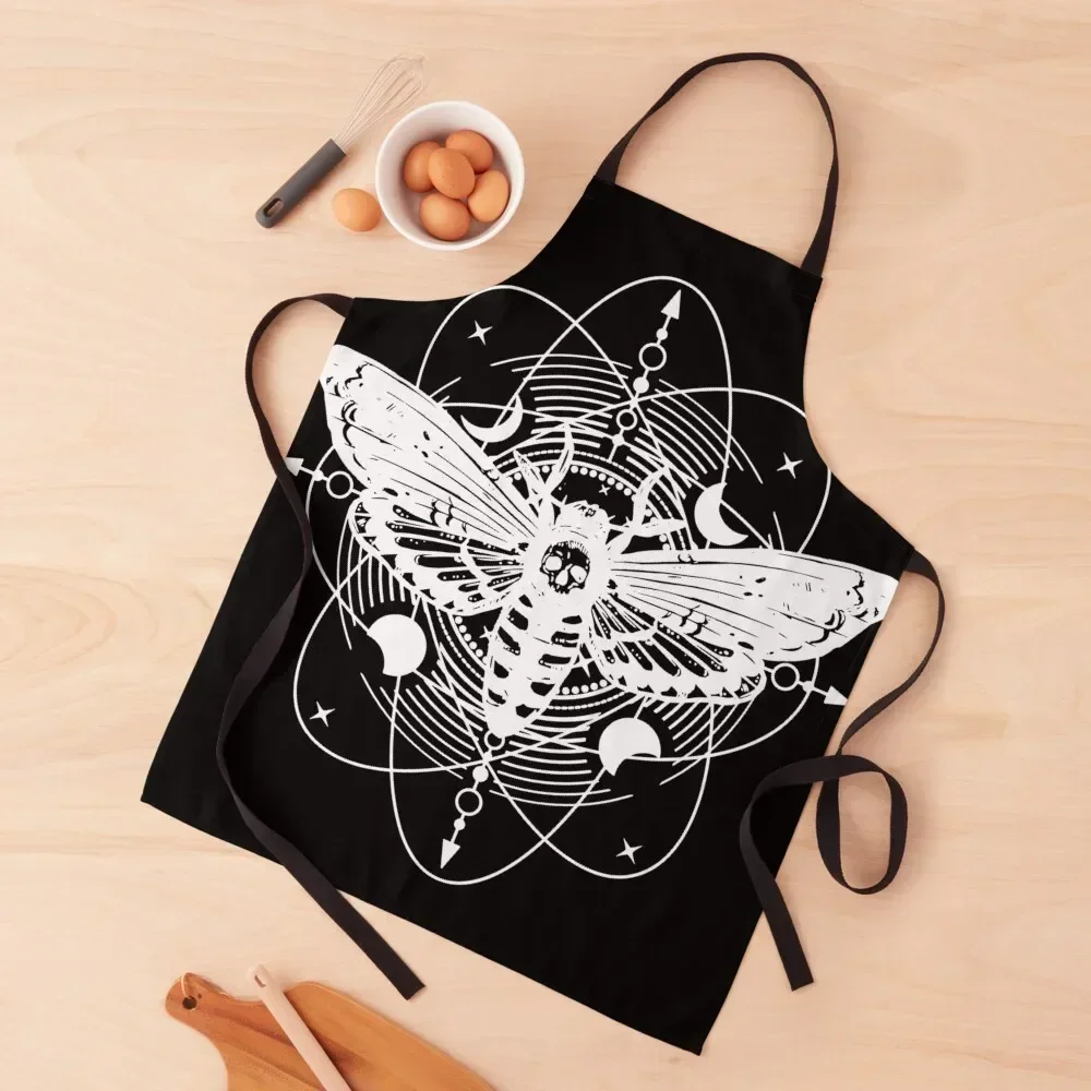 

Mystic Butterfly Mystical and Celestial Apron For Hairdresser kitchen and home Customizable Apron