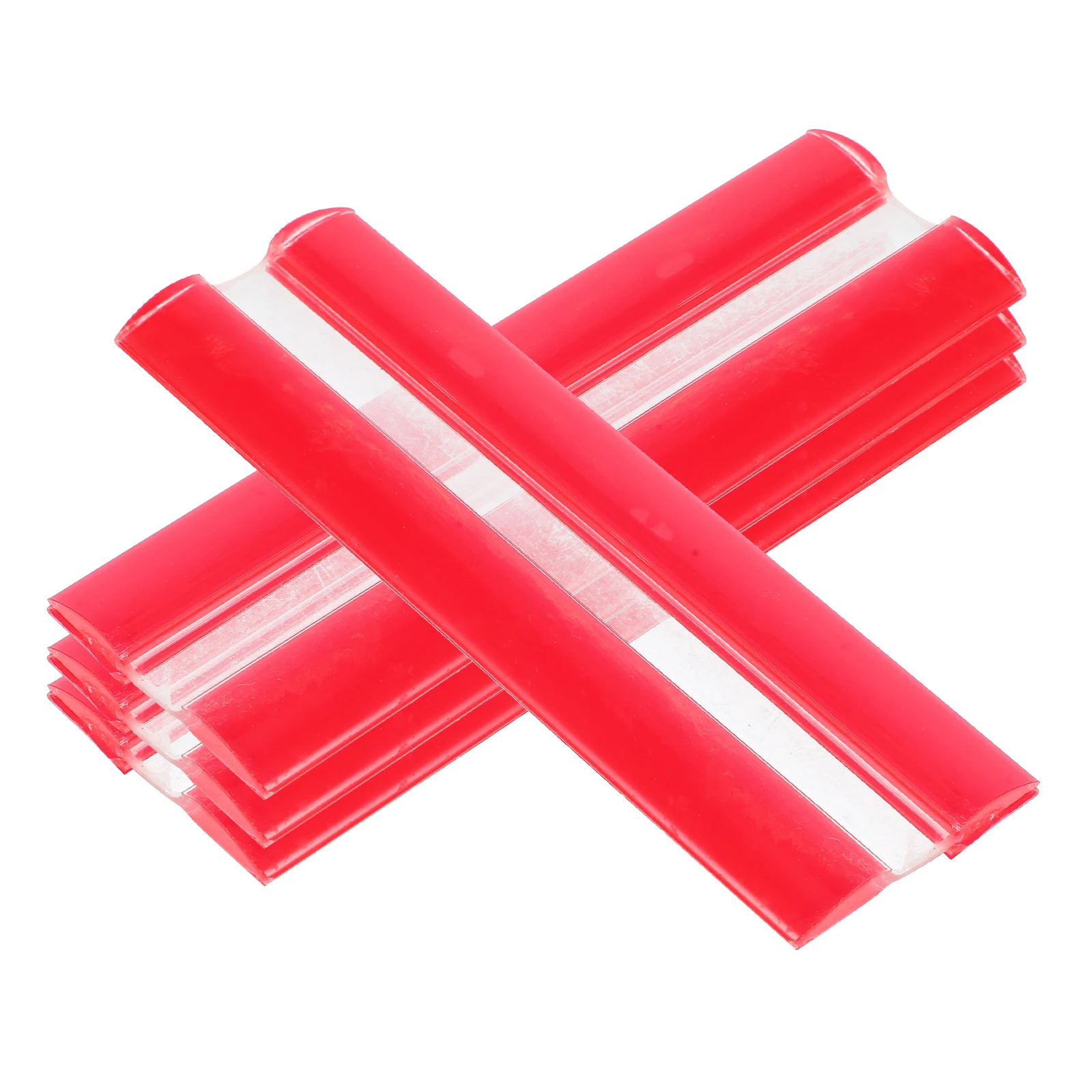 

4pcs Self Adhesive Soft Shaft Hinges Acrylic Continuous Transparent Clear Piano Hinges for Furniture Doors Windows Cabinets No