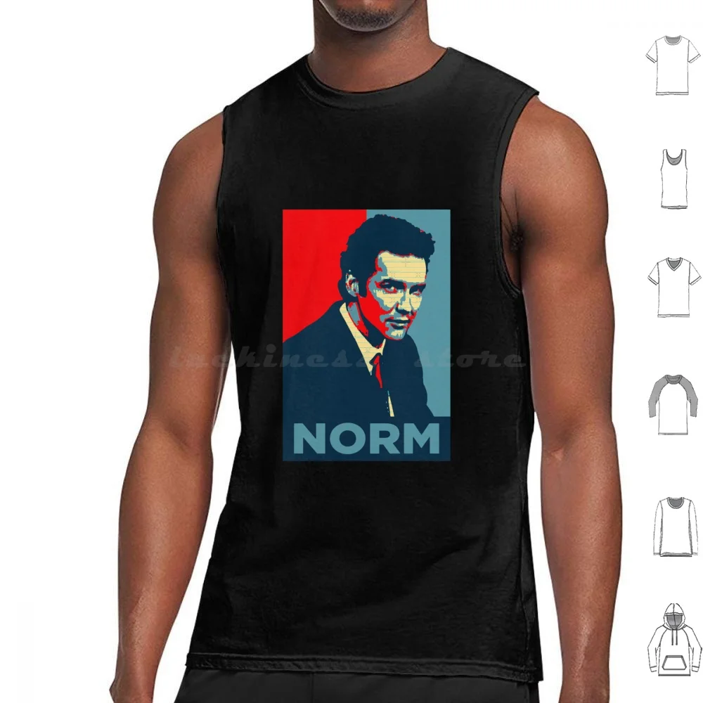 Norm Macdonald Political Poster Tank Tops Print Cotton Norm Normmacdonald Obama Hope Snl Politics Saturdaynightlive