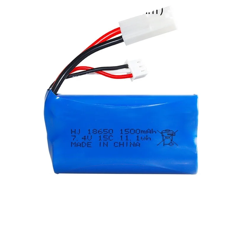 Wltoys WL912-A Feilun FT009 R/C części zamienne do łodzi wyścigowy 7.4V 1500mAh 18650 litowo-jonowy akumulator EL-2P wtyczka/ładowarka 7.4V USB